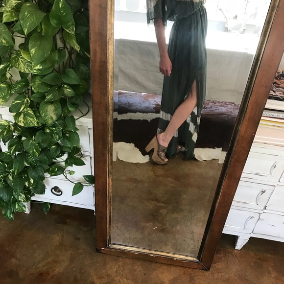 Gypsy 05 Green Tie-Died Long Dress - Picture 6 of 8